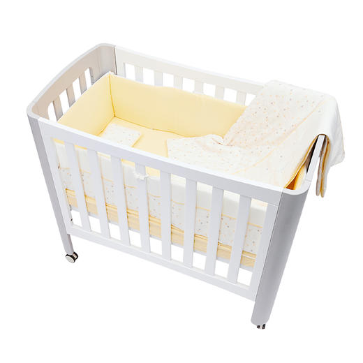 英氏新品婴儿宝宝Sinki心启小床幼儿床灰色白色儿童床YBCMJ01002A01 商品图1