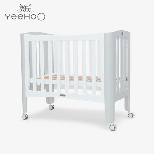 英氏新品婴儿宝宝Sinki心启小床幼儿床灰色白色儿童床YBCMJ01002A01 商品图0
