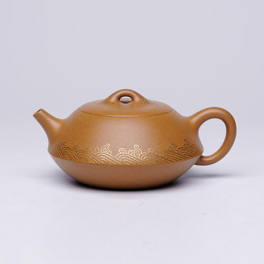 龙德堂陶艺 汤宣武制 《如意芳菲》 原矿黄金段 220cc 库存请咨询客服 商品图3