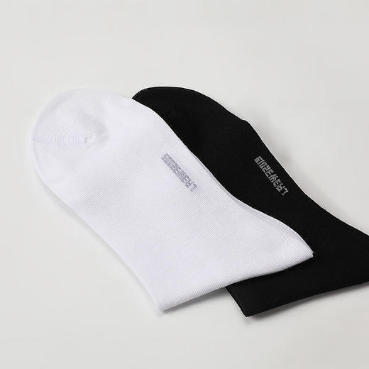 【女袜】黑白系简约竹纤维袜（3双） 商品图1