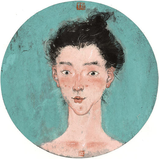 薛继业水墨高精微喷版画35*35有框客厅卧室卫生间走廊装饰画 商品图2