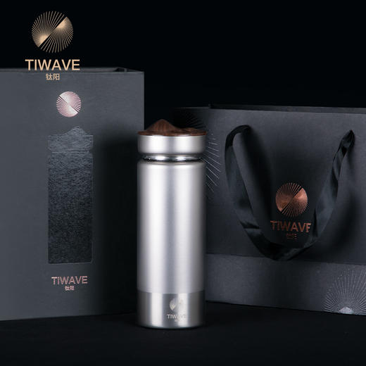 钛阳 纯钛保温杯 父爱如山S系列 500ml 抑菌除味 轻盈坚固 无重金属 办公伴侣 商品图8