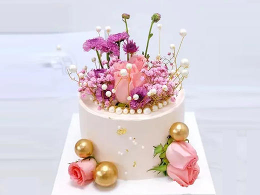 女神鲜花蛋糕 商品图0