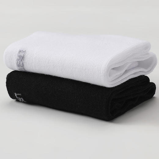 【女袜】黑白系简约竹纤维袜（3双） 商品图3