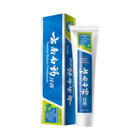 【24.9元/盒】云南白药薄荷清爽牙膏150g（1007505）