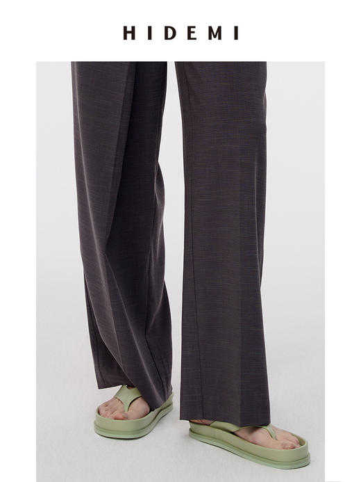 HIDEMI人字形简约厚底拖鞋 商品图13