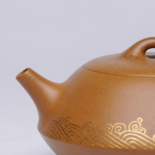 龙德堂陶艺 汤宣武制 《如意芳菲》 原矿黄金段 220cc 库存请咨询客服 商品图4
