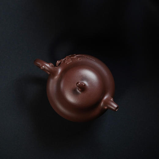 龙德堂陶艺 陈宗宝制 《寒香》原矿紫泥 270cc 库存请咨询客服 商品图2