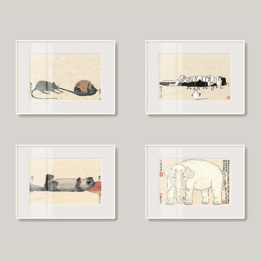 薛继业水墨连框高精版画47*35有框客厅卧室卫生间走廊装饰画 商品图8