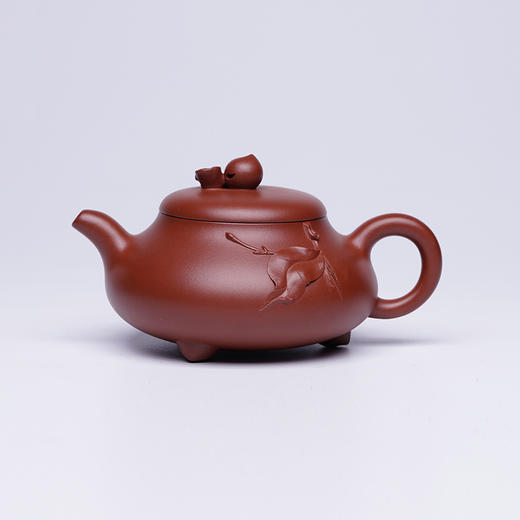 龙德堂陶艺 徐飞制 《碧玉仙桃》原矿底槽清 200cc 库存请咨询客服 商品图3