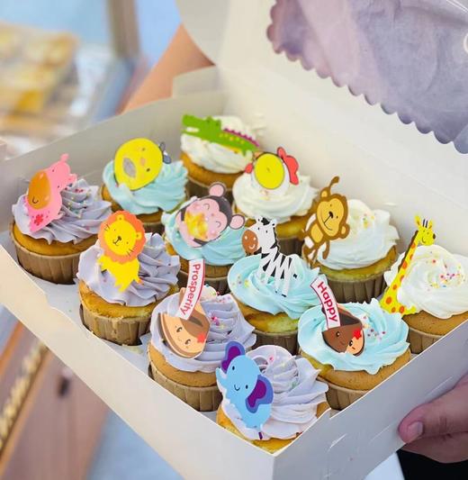 【12个装】动物乐园杯子蛋糕 商品图0