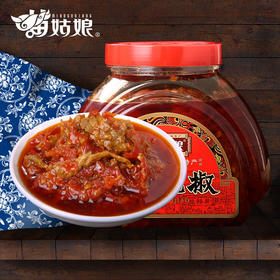 “苗姑娘”牌风味肉丝泡椒750g/桶 贵州特产 下饭菜
