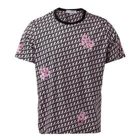 DIDIBOY/迪迪博迩男士短袖T恤樱花圆领T恤印花棉T时尚活力潮流百搭T恤衫套头衫