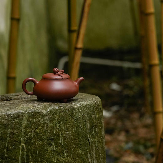 龙德堂陶艺 徐飞制 《碧玉仙桃》原矿底槽清 200cc 库存请咨询客服 商品图1