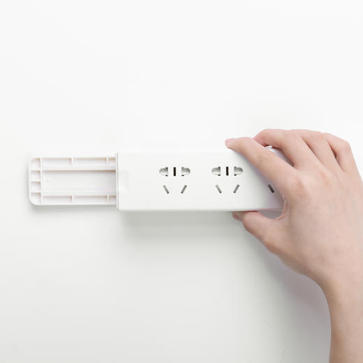 FaSoLa排插固定器2个装壁挂插座插排免打孔插线板路由器无痕固定墙上贴 商品图5