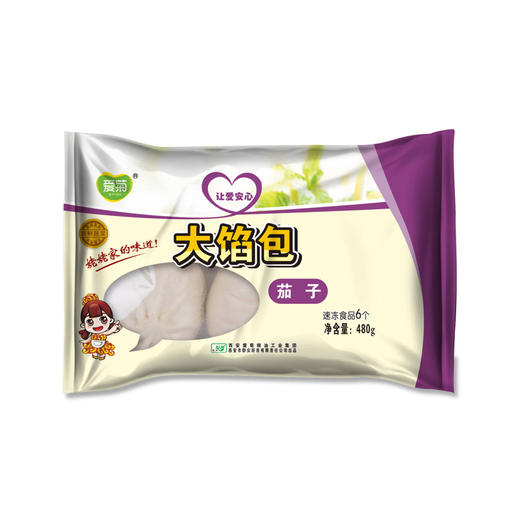 爱菊大馅茄子包80g*6个 商品图0