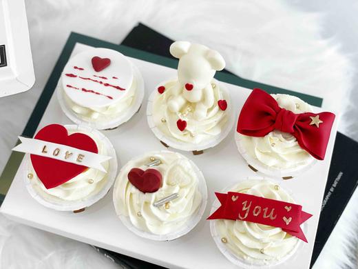 情侣、纪念日主题：杯子蛋糕，口感和颜值缺一不可，爱和期待，520、情人节、七夕必选，需提前24小时以上预订 商品图3