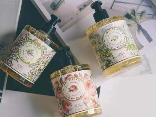 花花品质生活 | 法国马赛液体皂天ran香氛「格拉斯香水」调香皂洁面皂男女精油沐浴露 沐浴 洁面 洗手 三效合一 南法庄园 商品图0