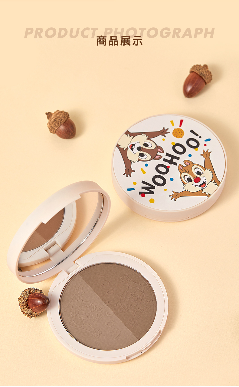 judydoll橘朵新款立体光影双色修容粉饼立体五官自然裸妆