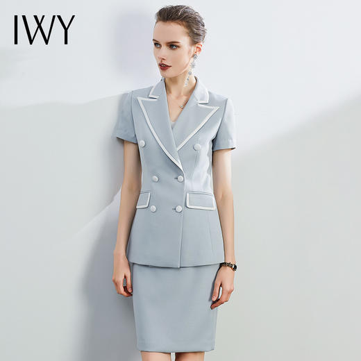 IWY/高端小西装套装女韩版女士西服套裙正装职业装
CS1167 商品图0