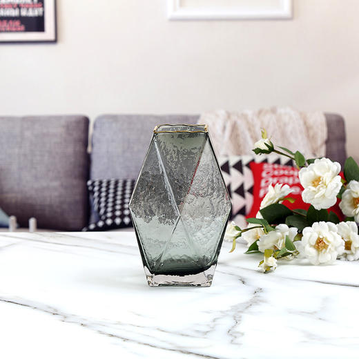 创意手工描金锥纹插花瓶--几何描金 商品图7