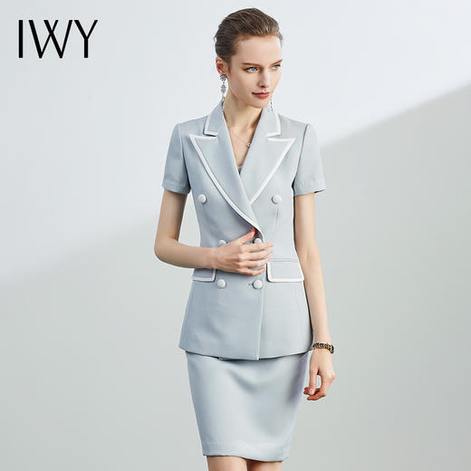 IWY/高端小西装套装女韩版女士西服套裙正装职业装
CS1167 商品图1