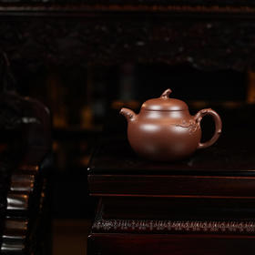 龙德堂陶艺 陈宗宝制 《寒香》原矿紫泥 270cc 库存请咨询客服