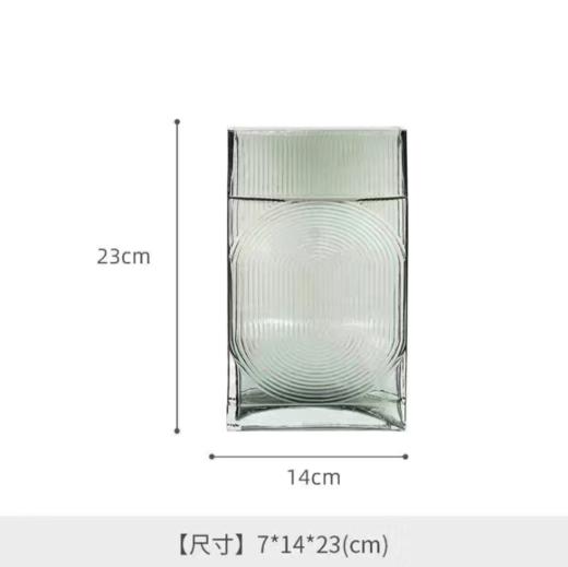 现代复古色几何竖条彩缸 商品图4