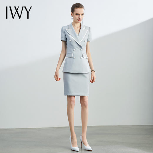 IWY/高端小西装套装女韩版女士西服套裙正装职业装
CS1167 商品图2