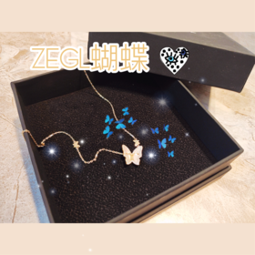 仙气飘飘的蝴蝶项链