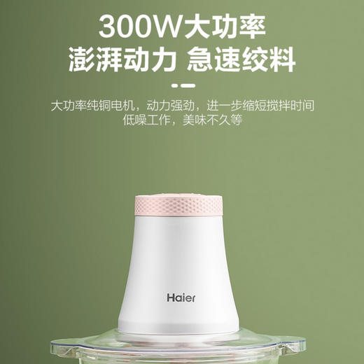 海尔（Haier）绞肉机HG-JR01W 商品图9