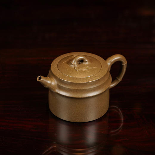 龙德堂陶艺 吴水勤制 《品竹》原矿青段 290cc 库存请咨询客服 商品图2