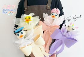 好萌鸭！ 乒乓卡通花束