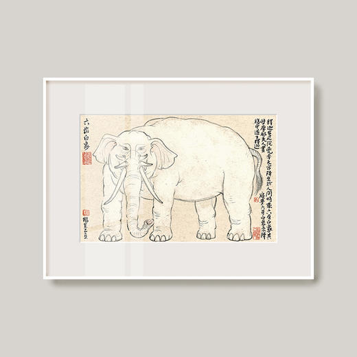 薛继业水墨连框高精版画47*35有框客厅卧室卫生间走廊装饰画 商品图9