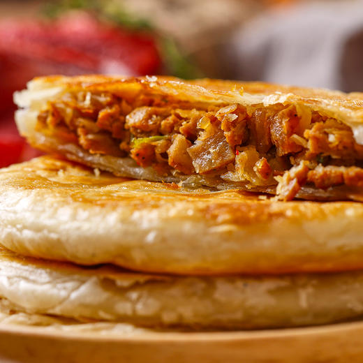 珍味小梅园 香酥牛肉饼500g*4包【分销专享】 商品图1
