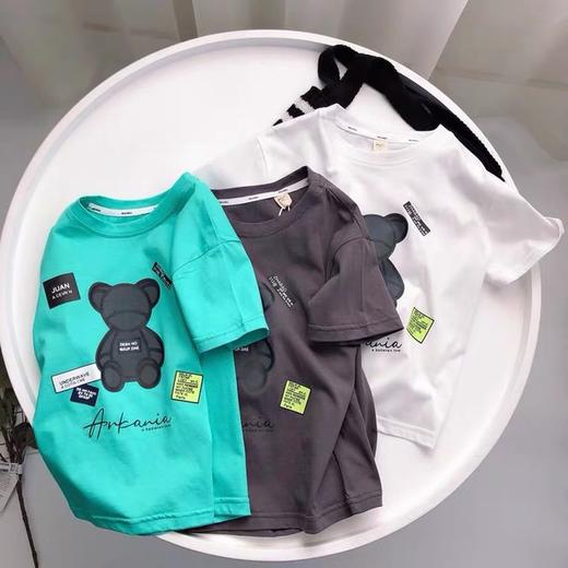 【儿童T恤】夏季宽松休闲卡通T恤 商品图1