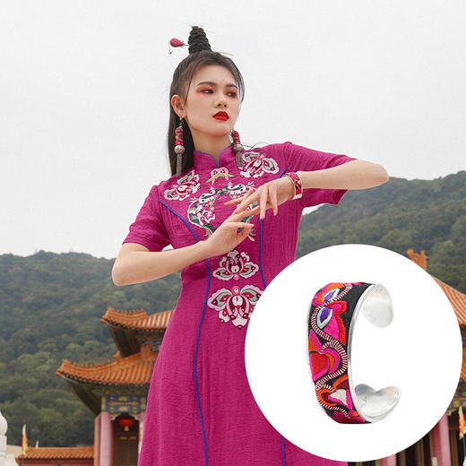 芳蔼老绣手镯 | 现货 | 支持七天无理由退换货 有运费险 商品图0