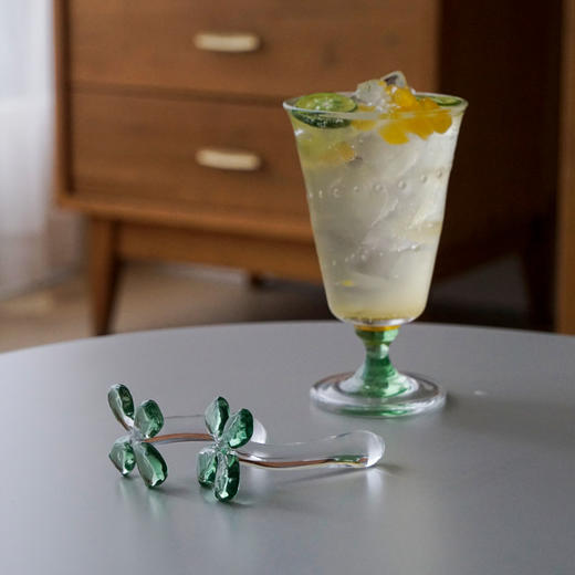 日本 小林亮二 圆点系列 玻璃杯 高足杯 甜品杯 商品图8