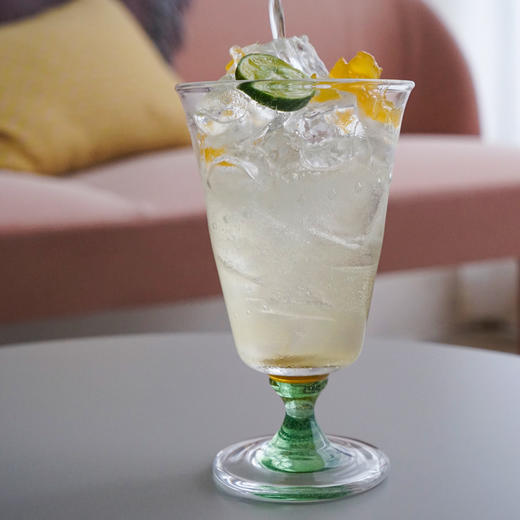 日本 小林亮二 圆点系列 玻璃杯 高足杯 甜品杯 商品图5