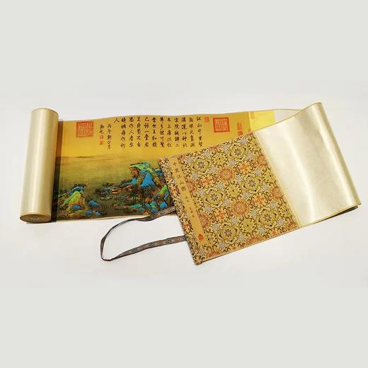 《千里江山图》丝绸画卷 商品图5