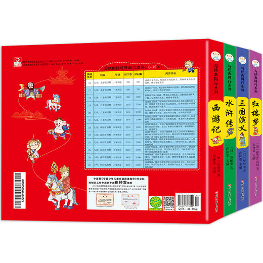 四格漫画 中国四大名著连环画全套4册彩绘注音版 商品图4