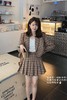 【金蘑菇菇 温莎日记～】春日少女感，学院风格子西装 搭配牛仔 或者半裙都很美~ 商品缩略图0
