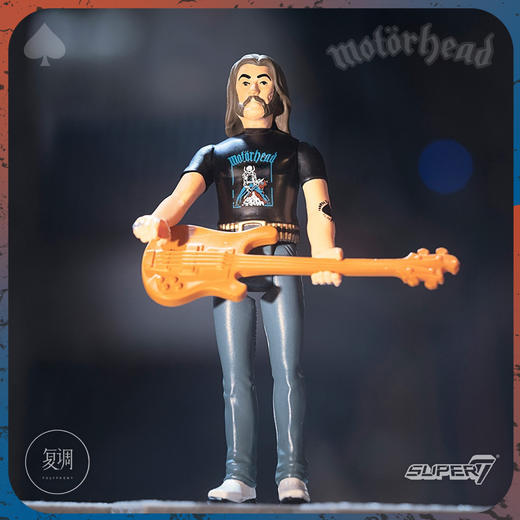 现货 Super7 Motorhead 摩托头 Lemmy 莱米 3.75 挂卡 新配色版 商品图1