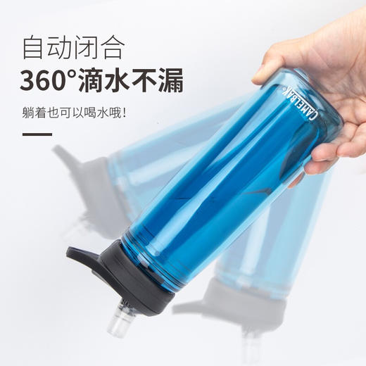 Camelbak驼峰【双层-咬嘴水壶】健身水杯运动吸管杯 便携吸嘴杯子 隔热保冷 防烫手 商品图4