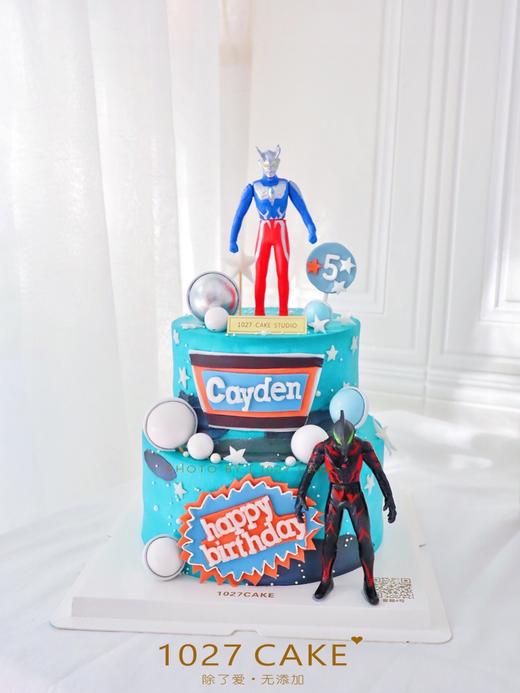 1027CAKE | 双层 蛋糕 奥特曼（玩具随机） 商品图0