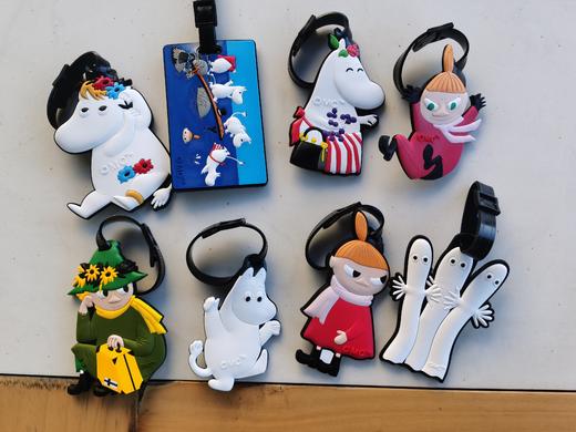 芬兰TMF姆明Moomin行李箱吊牌卡通硅胶登机牌旅行箱托运牌包挂饰 |百里居 商品图10