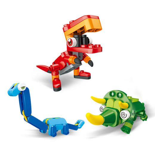 布鲁可大眼睛系列儿童大颗粒拼装积木 商品图2