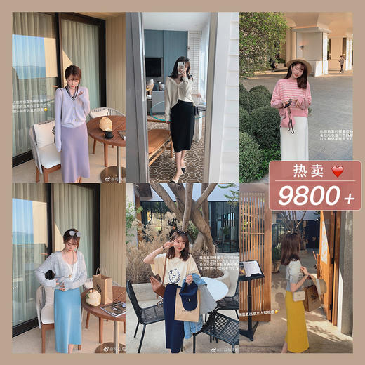 【金蘑菇菇 魔鬼直筒裙 灰色XS/S码 断码】胯宽宝宝的救星！初春温柔半身裙女 商品图4