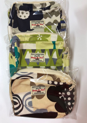 HUJI祤集Motley收纳包插画北欧印花一号