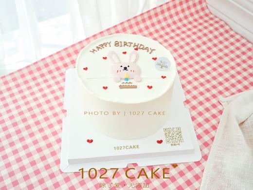 1027CAKE |  手绘蛋糕 ins风  小兔子 商品图2